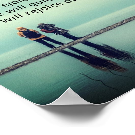 ゼファニヤ3彼は歌を歌って君を喜ぶだろう ポスター (角)