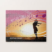 ゼファニヤ3:17わたしの神は私の上で歌パーソナライズされたう ジグソーパズル (横)