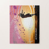 ゼファニヤ3:17わたしの神は私の上で歌パーソナライズされたう ジグソーパズル (縦)