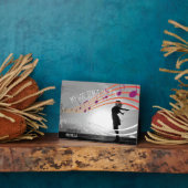 ゼファニヤ3:17わたしの神は私の上で歌パーソナライズされたう フォトプラーク (側面)