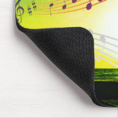 ゼファニヤ3:17わたしの神は私の上で歌パーソナライズされたう マウスパッド (コーナー)