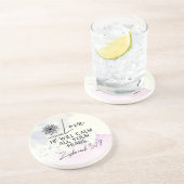 ゼファニヤ3:17彼の愛は、あなたの恐れを静める聖書 コースター (側面)