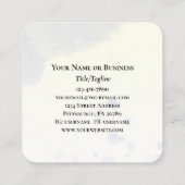 ゼファニヤ3:17彼の愛は、あなたの恐れを静める聖書 スクエア名刺 (裏面)