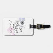 ゼファニヤ3:17彼の愛は、あなたの恐れを静める聖書 ラゲッジタグ (正面横)