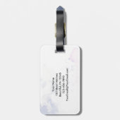 ゼファニヤ3:17彼の愛は、あなたの恐れを静める聖書 ラゲッジタグ (裏面縦)