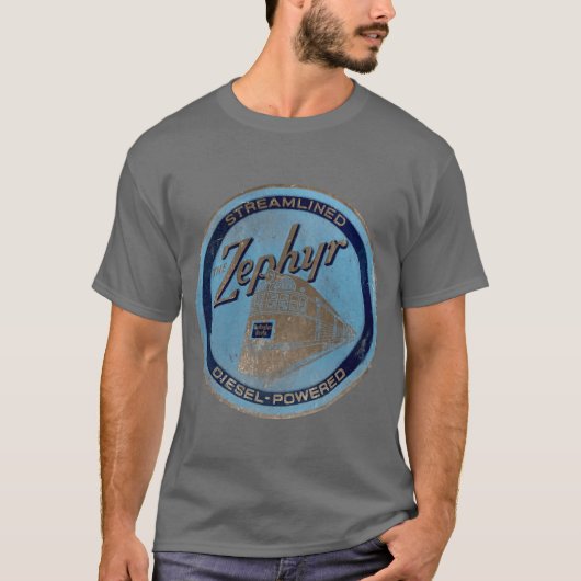 ゼファーストリームライン ディーゼル動力 Tシャツ (正面)