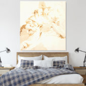 ゼファー及びフローラ キャンバスプリント (インサイチュ (寝室))