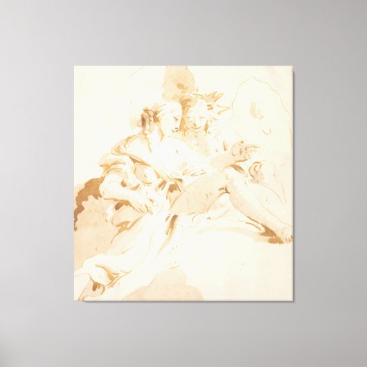 ゼファー及びフローラ キャンバスプリント (正面)