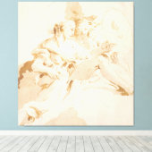 ゼファー及びフローラ キャンバスプリント (インサイチュ (ウッドフロア))