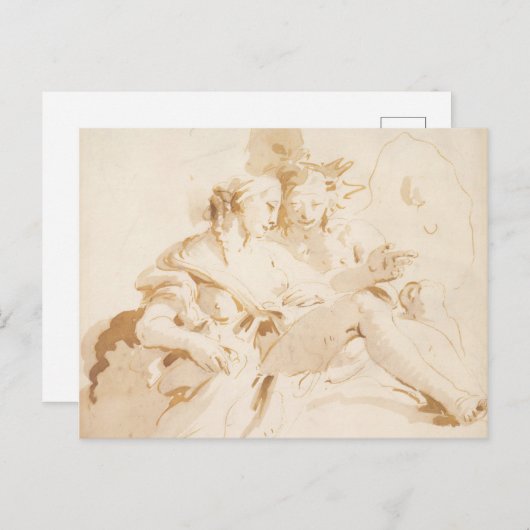 ゼファー及びフローラ ポストカード (正面/裏面)