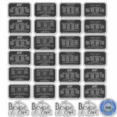 ゼファー特許プレートのシール シール (正面)