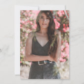 ゼフィブルーフローラキンセアニェラ写真カード セーブザデート (裏面)