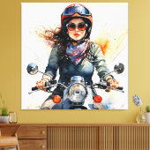 "ゼフィラ" "ヴェントドルチェ" – 甘い風 キャンバスプリント (インサイチュ (リビング))