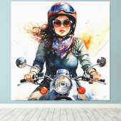 "ゼフィラ" "ヴェントドルチェ" – 甘い風 キャンバスプリント (インサイチュ (ウッドフロア))