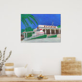 ゼフィールローラーコースターアットザビーチ ポスター (キッチン)