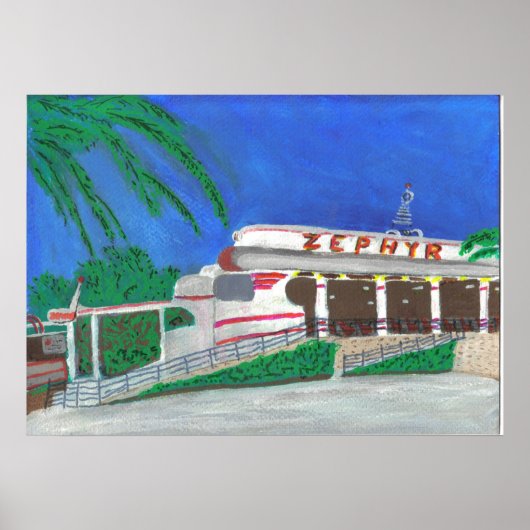 ゼフィールローラーコースターアットザビーチ ポスター (正面)