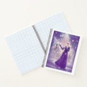 ゼフィール ユニコーンと妖精の絵 By レニー・ラヴォワ ノートブック (内部)