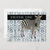ゼブありがとうダマスク葉書 ポストカード (正面/裏面)