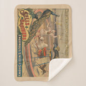 ゼブとピーコックのピエロ訓練士 シェルパブランケット (正面)