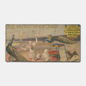 ゼブとピーコックのピエロ訓練士 デスクマット (正面)