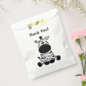 ゼブラおっちょこちょいのサンキュー フェイバーバッグ (封をした状態)