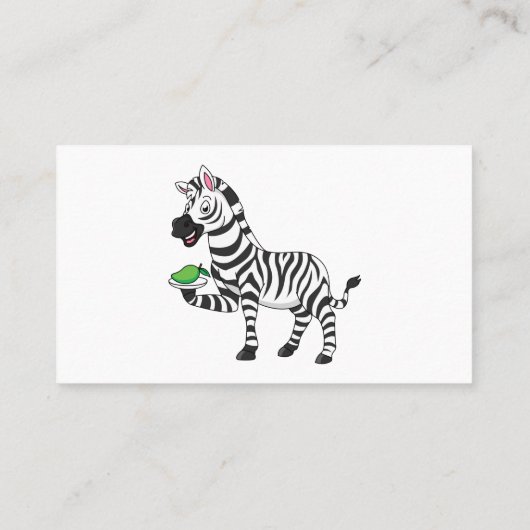 ゼブラおもしろいマンガイラストレーション 名刺 (裏面)