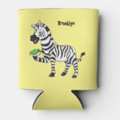 ゼブラおもしろいマンガイラストレーション 缶クーラー (正面)