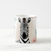 ゼブラお洒落ス及びフローラファンタジー コーヒーマグカップ (中央)