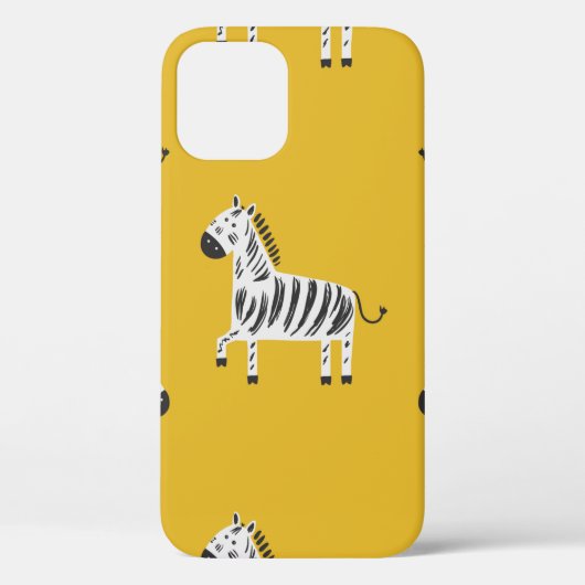 ゼブラとの美しい子どもたちの継ぎ目のない模様 Case-Mate iPhoneケース (裏面)
