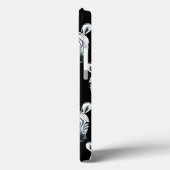 ゼブラとエキゾチックな花柄 Case-Mate iPhoneケース (裏面 / 左)