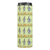 ゼブラとディファー違うレを使ったシームレスなパターン タンブラー (裏面)