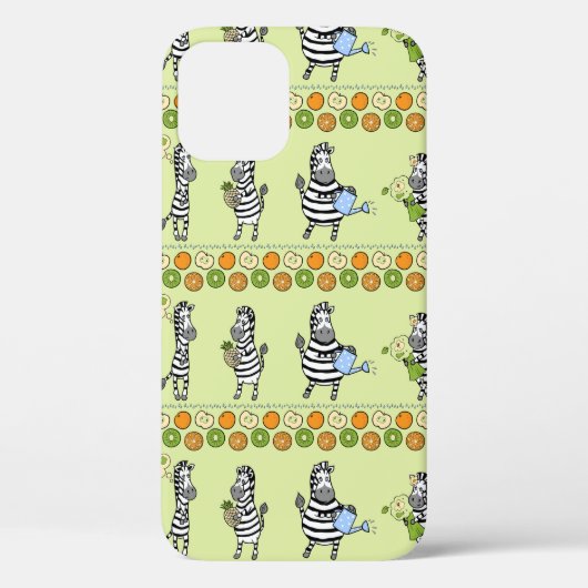 ゼブラとディファー違うレを使ったシームレスなパターン Case-Mate iPhoneケース (裏面)