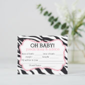 ゼブラとピンクシェブロンの予測とアドバイスカード アドバイスカード (スタンド正面)