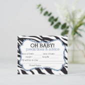 ゼブラとブルーシェブロンの予測とアドバイスカード アドバイスカード (スタンド正面)