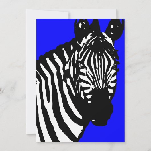 ゼブラのお知らせ / 招待状 (正面)