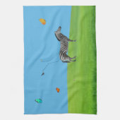 ゼブラのキッチンタオルのストライピング キッチンタオル (縦)