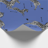 ゼブラのジャンプ ラッピングペーパー (角)