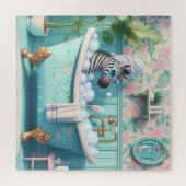 ゼブラのバブルバス ジグソーパズル (横)