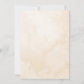 ゼブラの子どものフローラのベビーシャワーの招待状 招待状 (裏面)