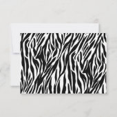 ゼブラの招待状 招待状 (裏面)