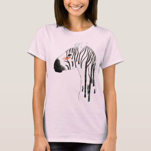 ゼブラの木 Tシャツ (正面)