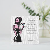 ゼブラの白。バチェロレッテ 招待状 (スタンド正面)