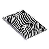 ゼブラの皮膚パターン ノートブック (右側)