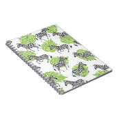 ゼブラの継ぎ目のない白い模様。イラストレーション ノートブック (右側)