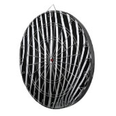 ゼブラの肌 ダーツボード (正面右)