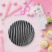 ゼブラの肌 ペーパープレート (パーティー)