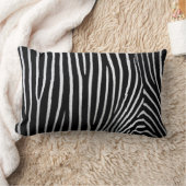 ゼブラの肌 ランバークッション (ブランケット)