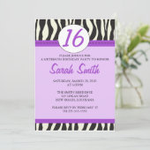 ゼブラの誕生日 招待状 (スタンド正面)