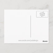 ゼブラはがき ポストカード (裏面)