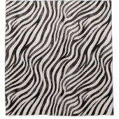 ゼブラはっきりしたプリントシャワーカーテン シャワーカーテン (正面)